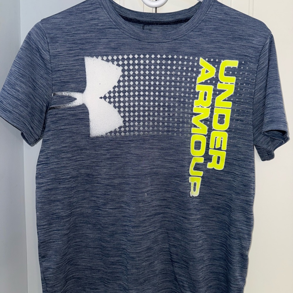 Under Armour Heathered Blue T-Shirt